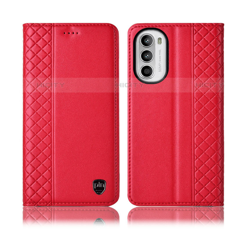 Custodia Portafoglio In Pelle Cover con Supporto H11P per Motorola Moto G71s 5G