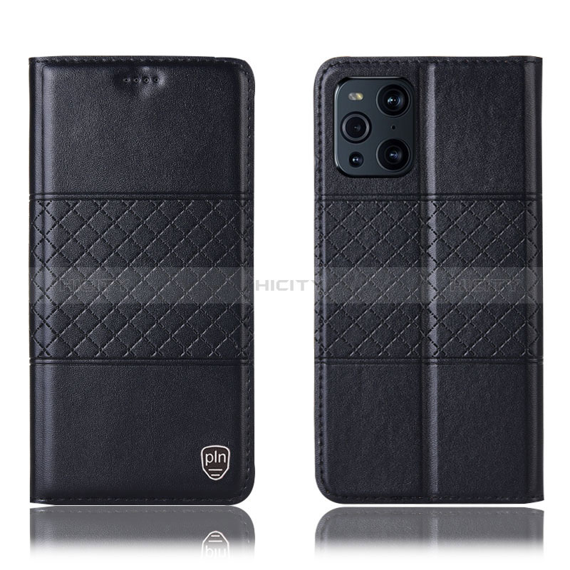 Custodia Portafoglio In Pelle Cover con Supporto H11P per Oppo Find X3 5G