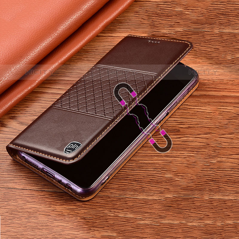 Custodia Portafoglio In Pelle Cover con Supporto H11P per Oppo Find X5 Pro 5G