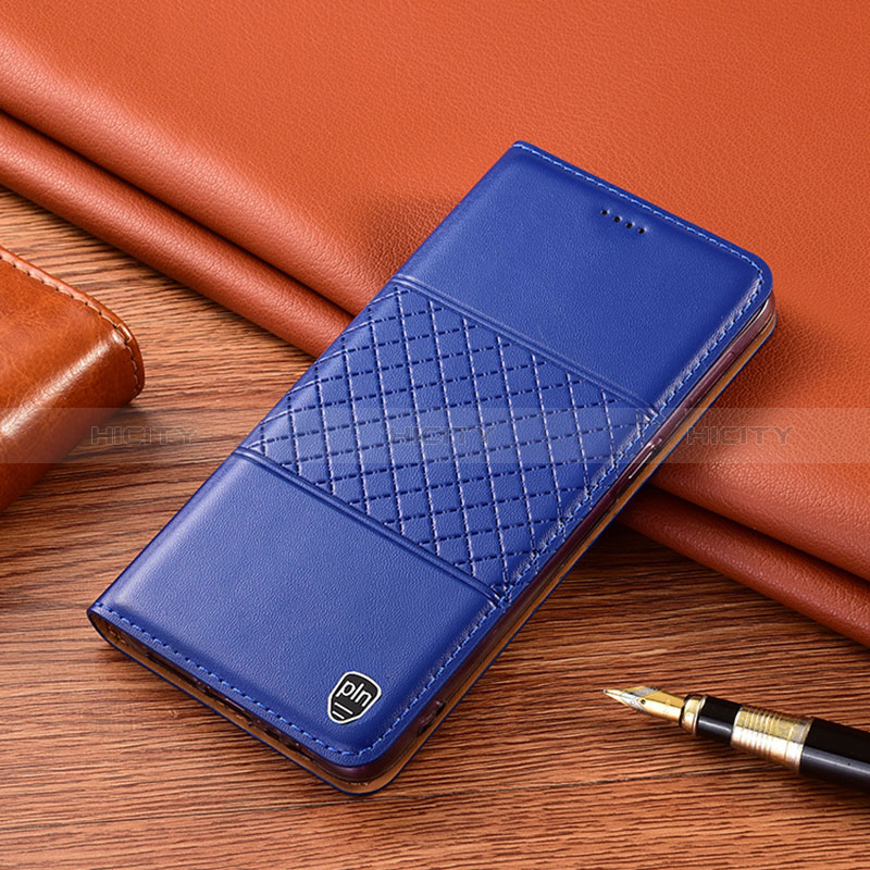 Custodia Portafoglio In Pelle Cover con Supporto H11P per Realme GT2 Master Explorer Blu