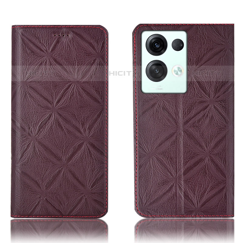 Custodia Portafoglio In Pelle Cover con Supporto H15P per Oppo Reno8 Pro+ Plus 5G