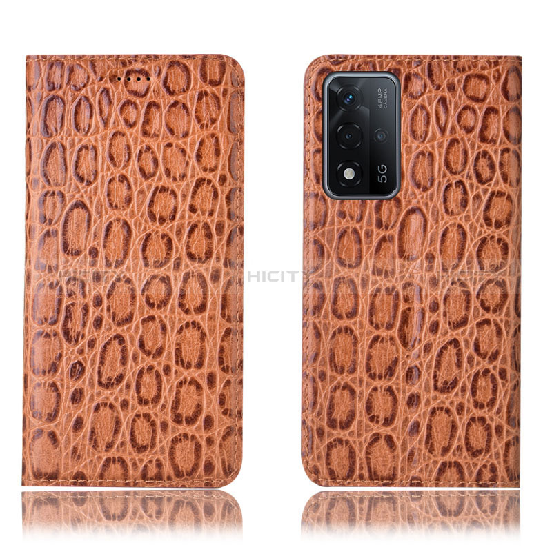 Custodia Portafoglio In Pelle Cover con Supporto H16P per Oppo A93s 5G