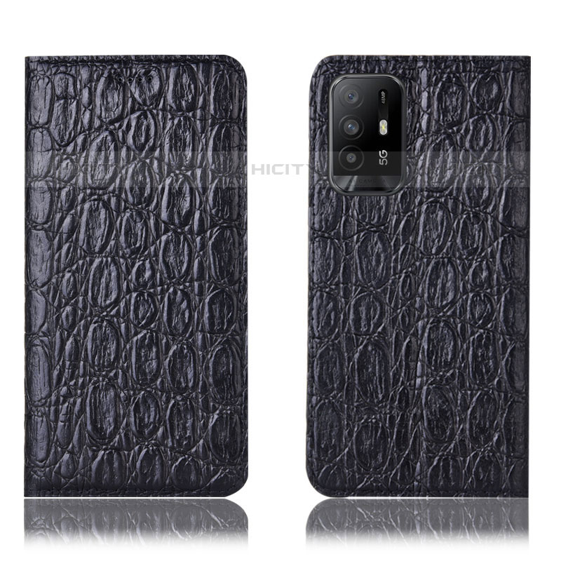 Custodia Portafoglio In Pelle Cover con Supporto H16P per Oppo A95 5G