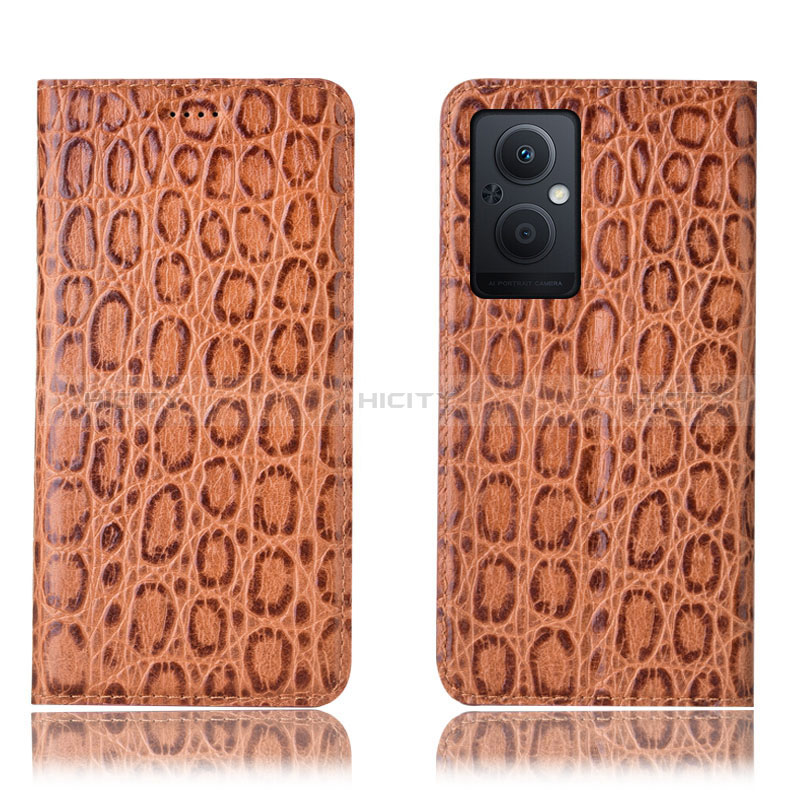 Custodia Portafoglio In Pelle Cover con Supporto H16P per Oppo A96 5G