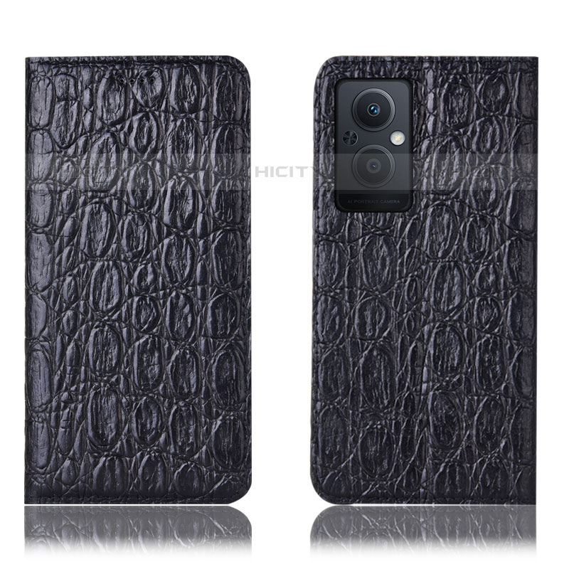 Custodia Portafoglio In Pelle Cover con Supporto H16P per Oppo F21s Pro 5G