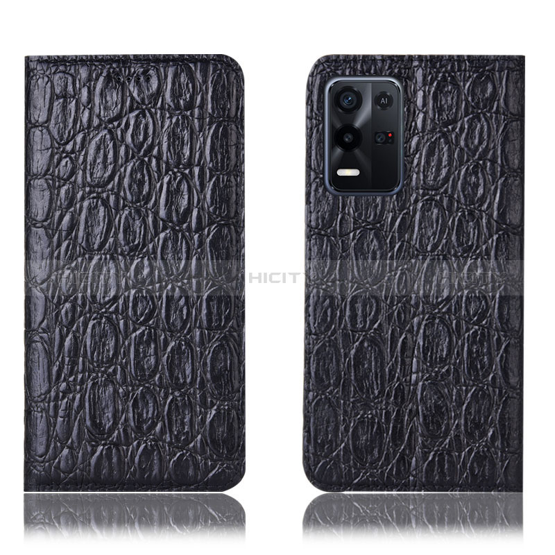 Custodia Portafoglio In Pelle Cover con Supporto H16P per Oppo K9X 5G