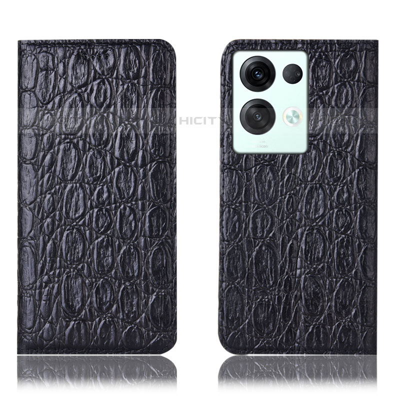 Custodia Portafoglio In Pelle Cover con Supporto H16P per Oppo Reno8 Pro 5G