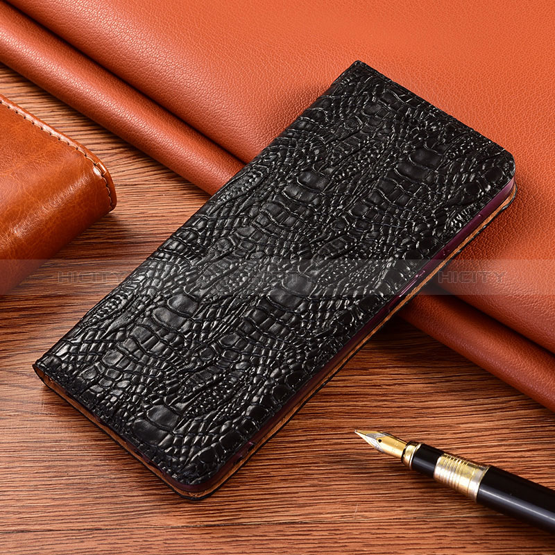 Custodia Portafoglio In Pelle Cover con Supporto H17P per Xiaomi Mi Note 10 Lite Nero