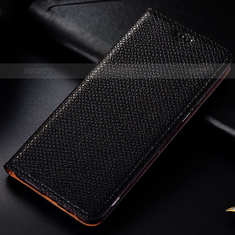 Custodia Portafoglio In Pelle Cover con Supporto H18P per Samsung Galaxy M52 5G Nero