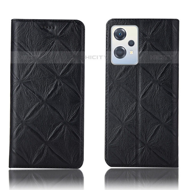 Custodia Portafoglio In Pelle Cover con Supporto H19P per OnePlus Nord CE 2 Lite 5G Nero