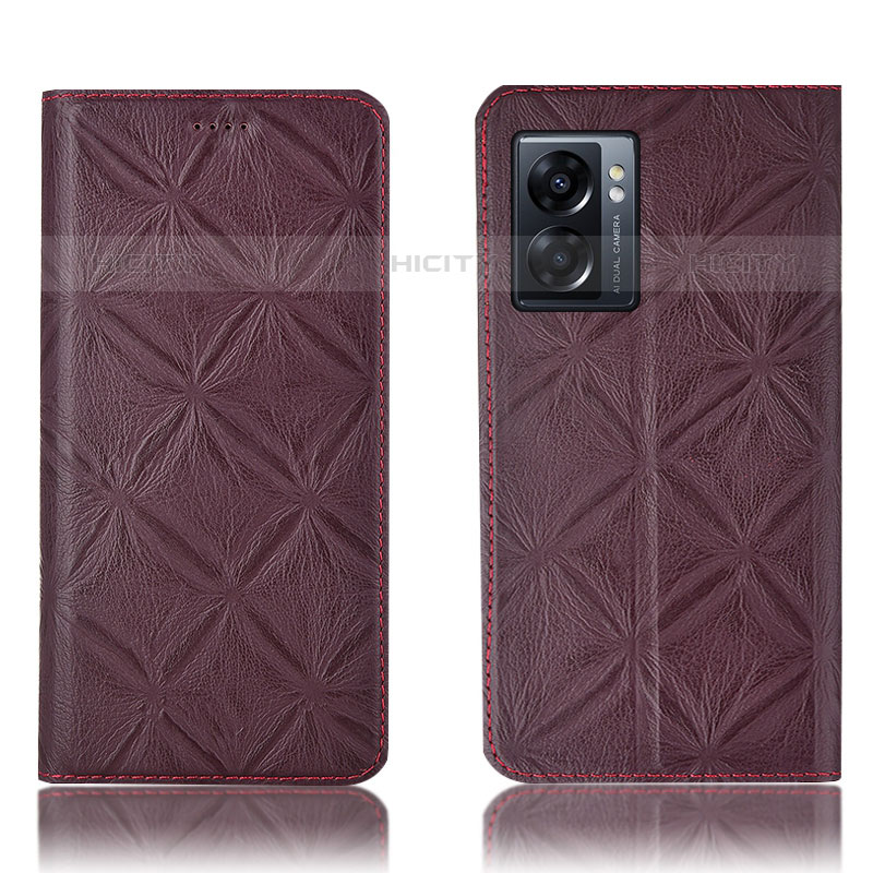 Custodia Portafoglio In Pelle Cover con Supporto H19P per OnePlus Nord N300 5G Rosso Rosa