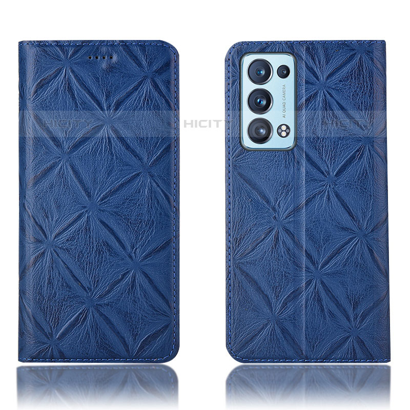 Custodia Portafoglio In Pelle Cover con Supporto H19P per Oppo Reno6 Pro+ Plus 5G