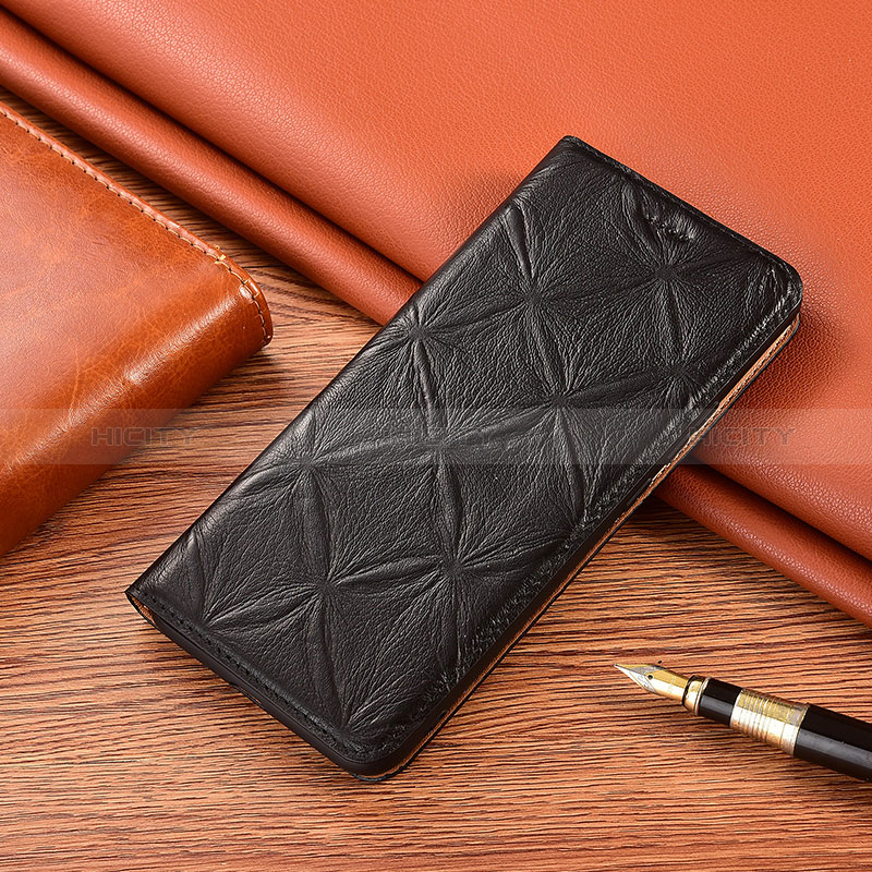 Custodia Portafoglio In Pelle Cover con Supporto H19P per Xiaomi Redmi 12 5G Nero