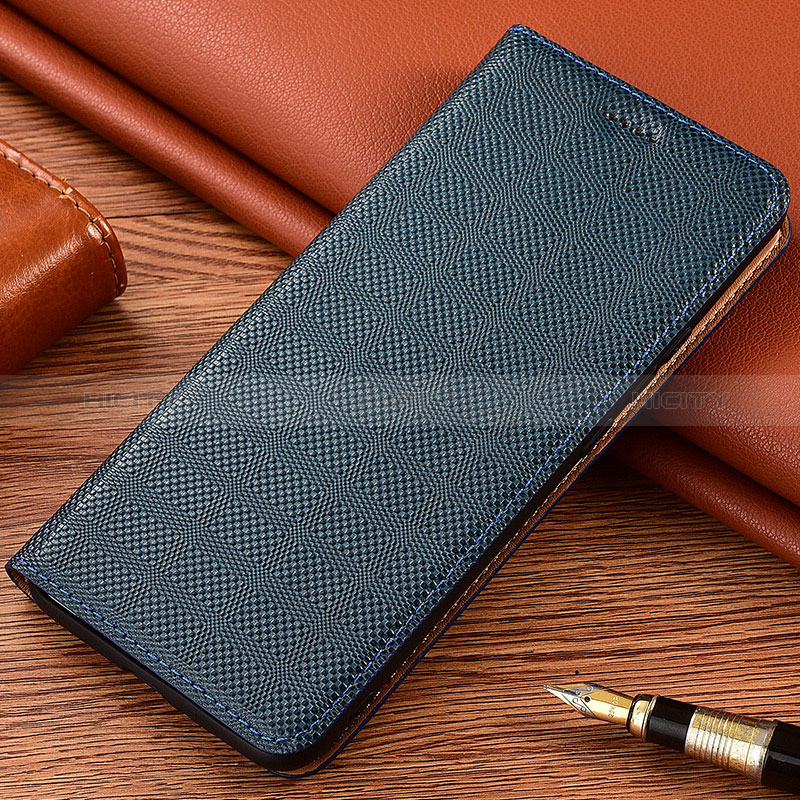 Custodia Portafoglio In Pelle Cover con Supporto H20P per Huawei Honor Magic3 5G Blu