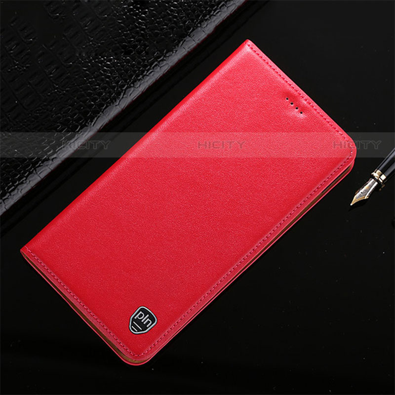 Custodia Portafoglio In Pelle Cover con Supporto H21P per Motorola Moto Edge 20 Lite 5G Rosso