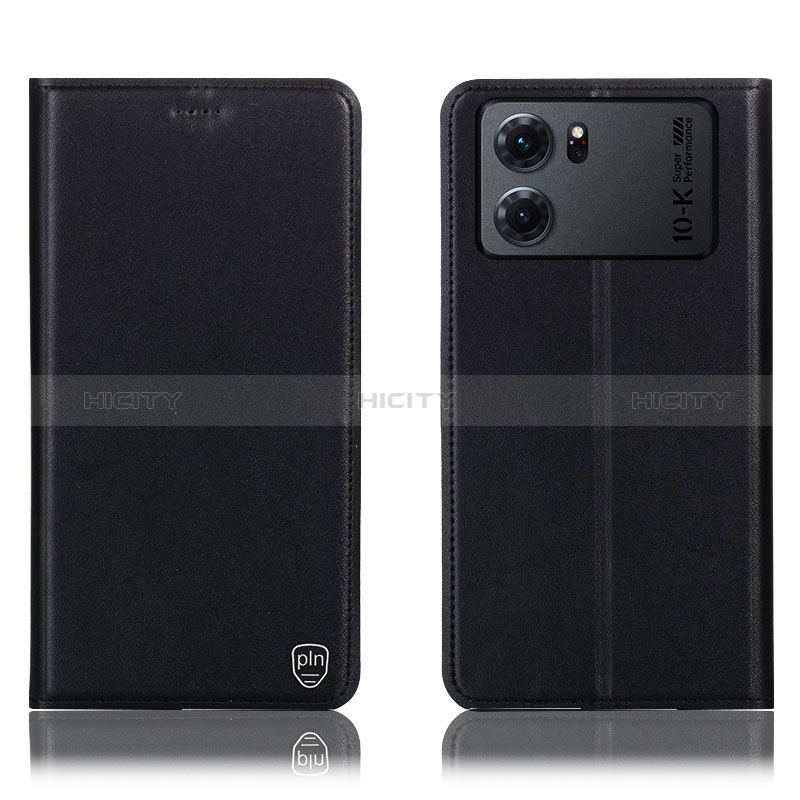 Custodia Portafoglio In Pelle Cover con Supporto H21P per Oppo K10 5G Nero