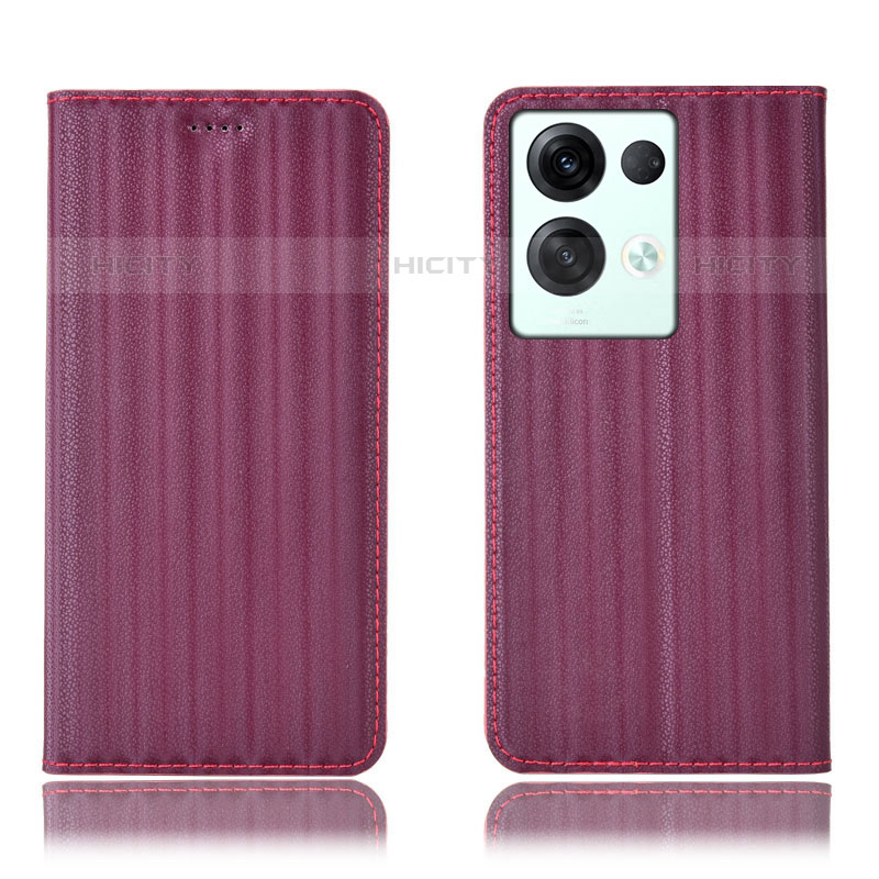 Custodia Portafoglio In Pelle Cover con Supporto H23P per Oppo Reno8 Pro 5G