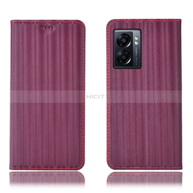 Custodia Portafoglio In Pelle Cover con Supporto H23P per Realme V23 5G