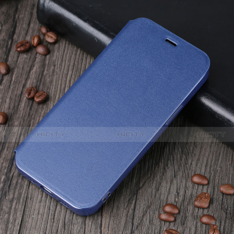 Custodia Portafoglio In Pelle Cover con Supporto H25 per Apple iPhone 13 Pro Blu