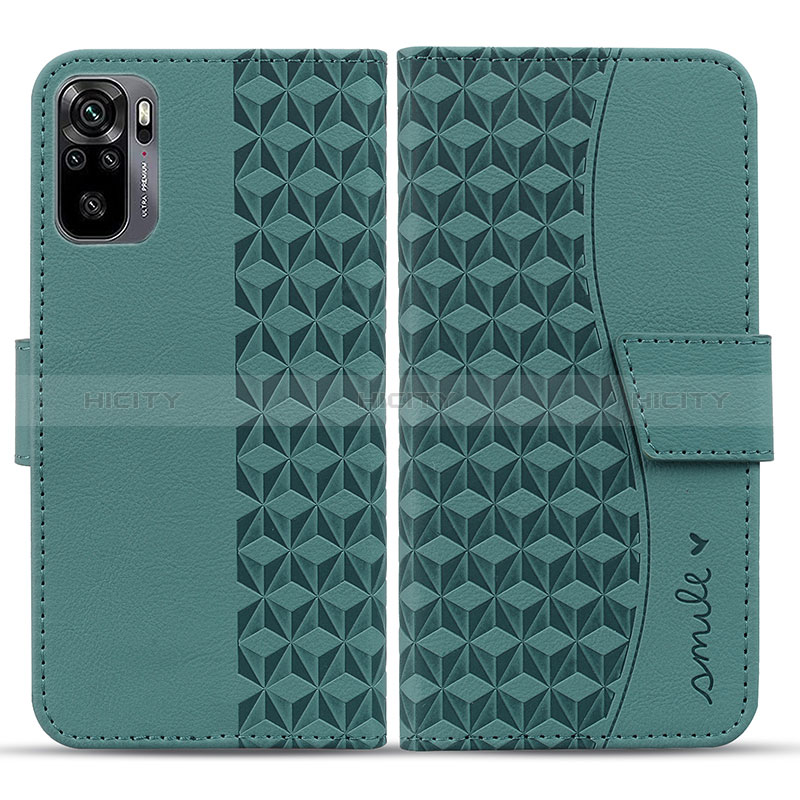 Custodia Portafoglio In Pelle Cover con Supporto HF1 per Xiaomi Redmi Note 10 4G