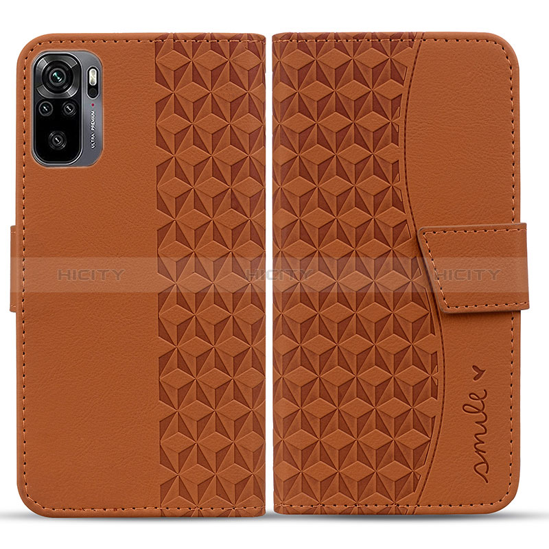 Custodia Portafoglio In Pelle Cover con Supporto HF1 per Xiaomi Redmi Note 10 4G