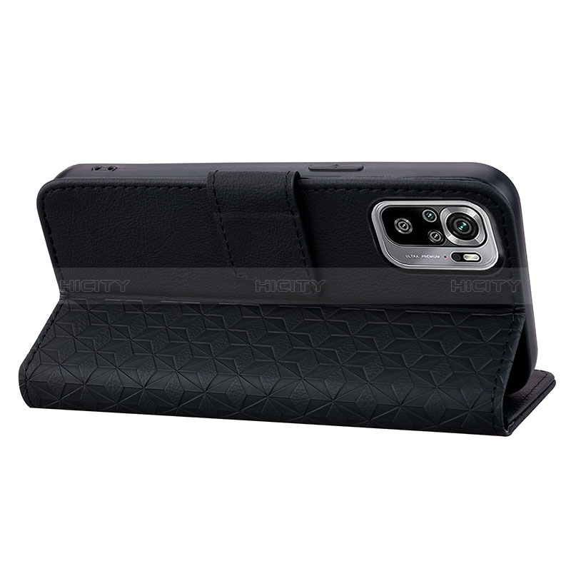 Custodia Portafoglio In Pelle Cover con Supporto HF1 per Xiaomi Redmi Note 10 4G