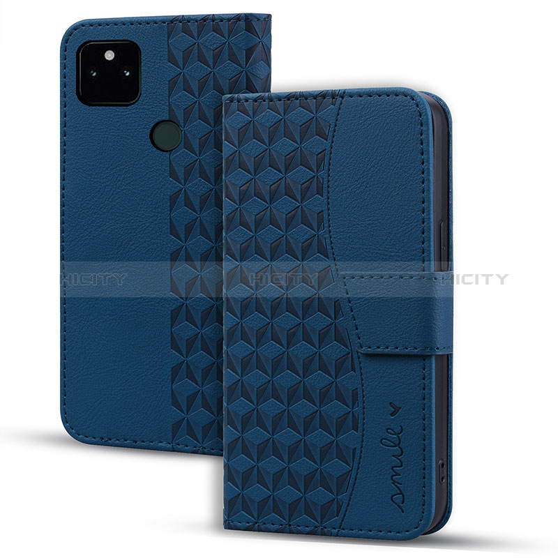 Custodia Portafoglio In Pelle Cover con Supporto HF2 per Google Pixel 5a 5G