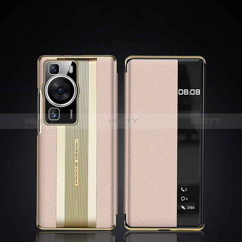 Custodia Portafoglio In Pelle Cover con Supporto JB2 per Huawei P60 Pro