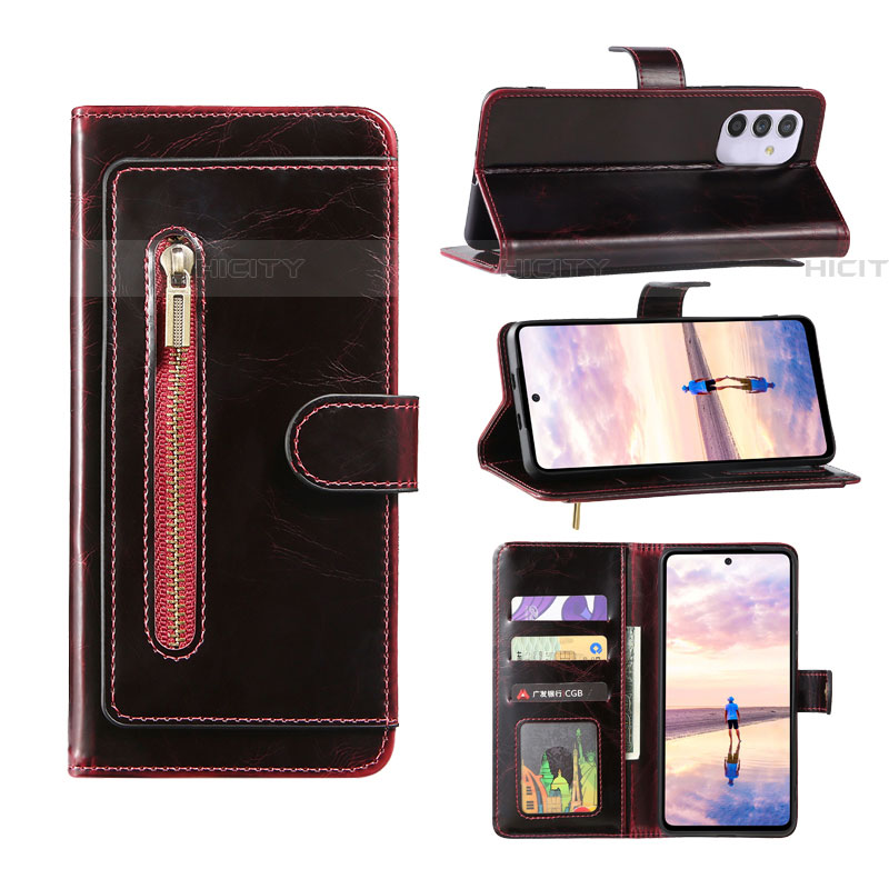 Custodia Portafoglio In Pelle Cover con Supporto JDK per Samsung Galaxy A24 4G