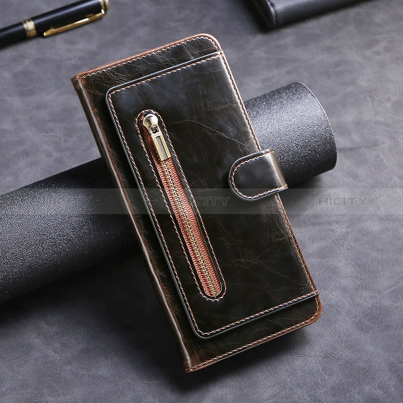 Custodia Portafoglio In Pelle Cover con Supporto JDK per Xiaomi Mi 11i 5G Marrone