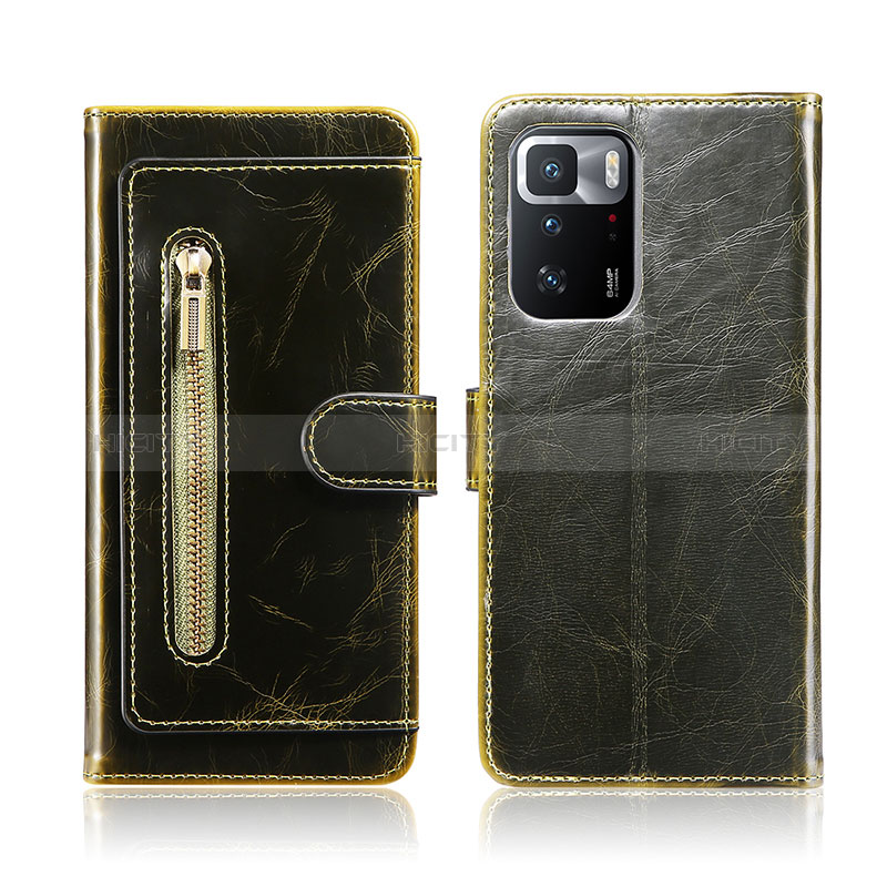 Custodia Portafoglio In Pelle Cover con Supporto JDK per Xiaomi Redmi Note 10 Pro 5G