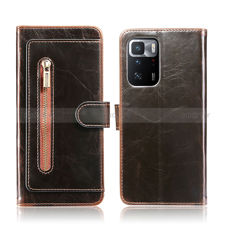 Custodia Portafoglio In Pelle Cover con Supporto JDK per Xiaomi Redmi Note 10 Pro 5G