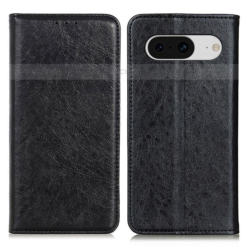 Custodia Portafoglio In Pelle Cover con Supporto K01Z per Google Pixel 8 5G Nero