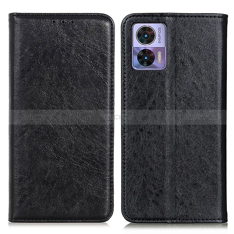 Custodia Portafoglio In Pelle Cover con Supporto K01Z per Motorola Moto Edge 30 Neo 5G Nero