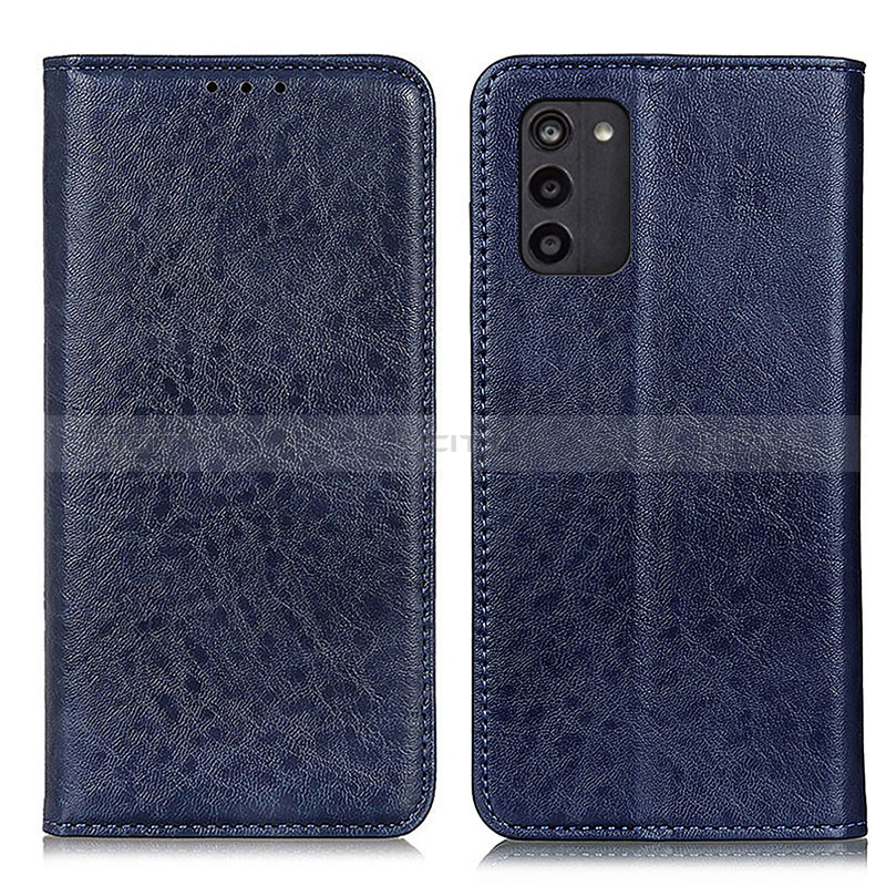 Custodia Portafoglio In Pelle Cover con Supporto K01Z per Nokia G100 Blu