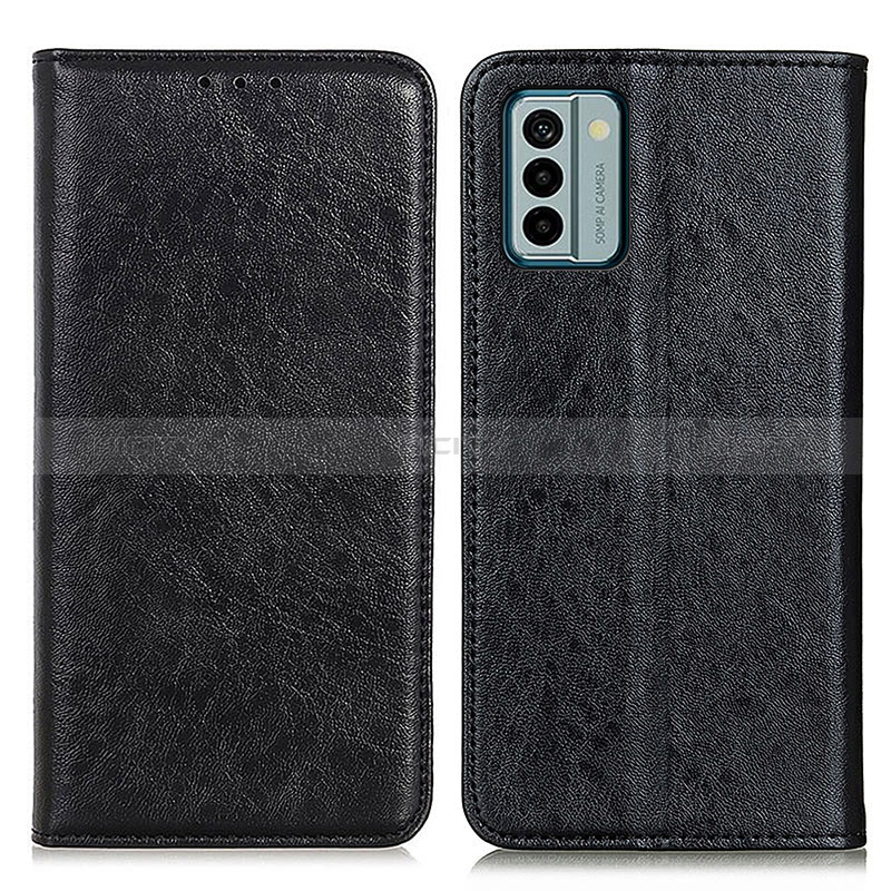 Custodia Portafoglio In Pelle Cover con Supporto K01Z per Nokia G22 Nero