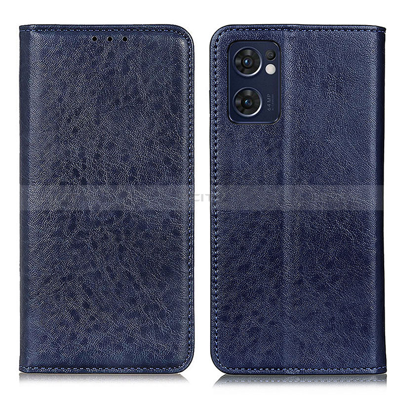 Custodia Portafoglio In Pelle Cover con Supporto K01Z per OnePlus Nord CE 2 5G Blu