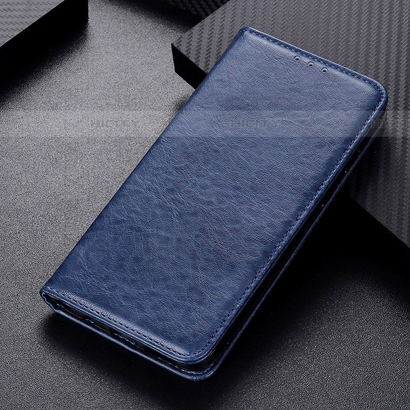 Custodia Portafoglio In Pelle Cover con Supporto K01Z per Samsung Galaxy F23 5G Blu