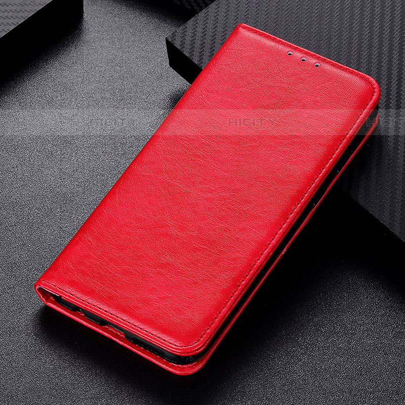 Custodia Portafoglio In Pelle Cover con Supporto K01Z per Samsung Galaxy F23 5G Rosso