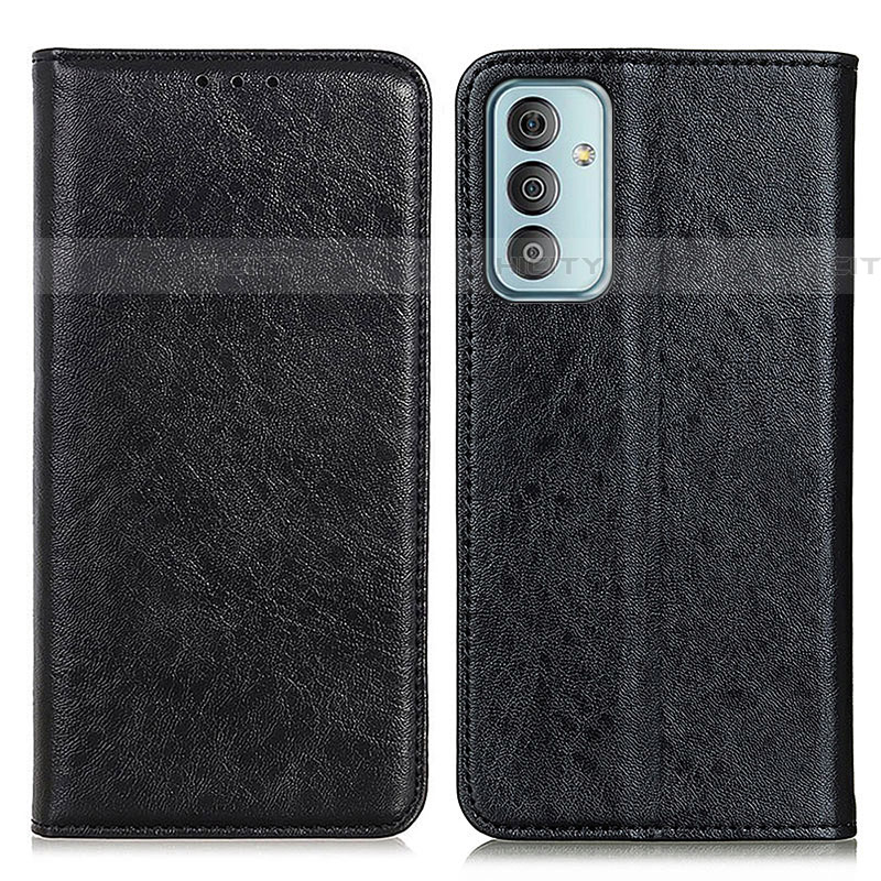 Custodia Portafoglio In Pelle Cover con Supporto K01Z per Samsung Galaxy M13 4G Nero