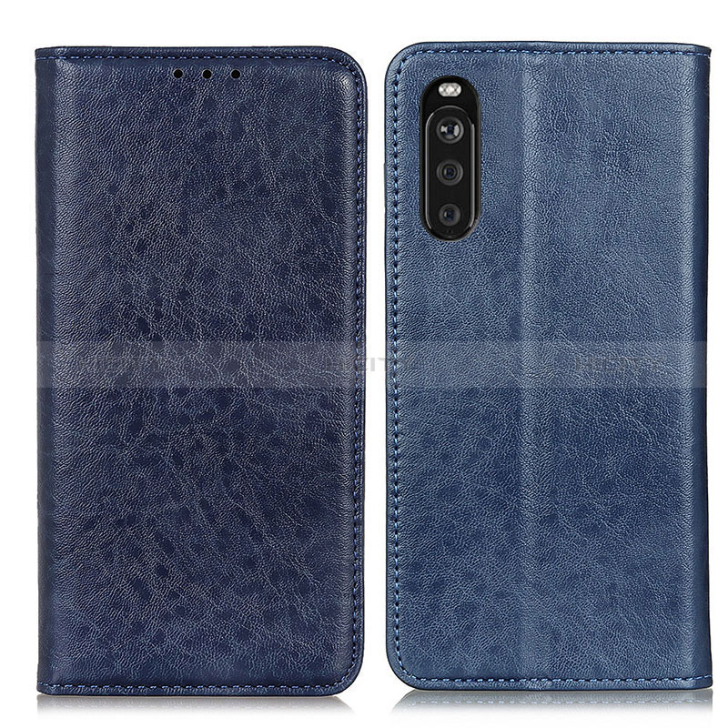 Custodia Portafoglio In Pelle Cover con Supporto K01Z per Sony Xperia 10 III Lite