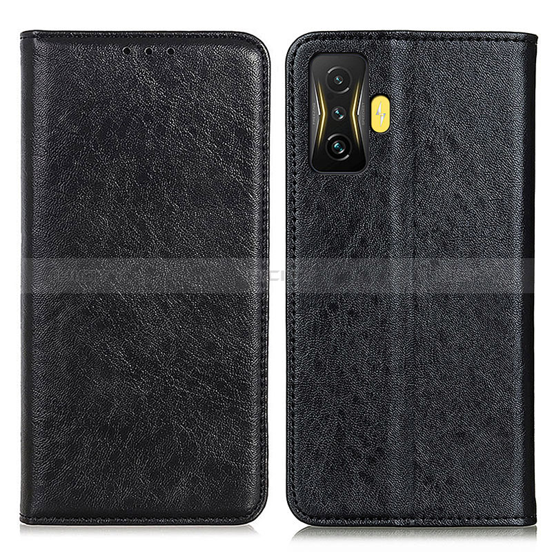 Custodia Portafoglio In Pelle Cover con Supporto K01Z per Xiaomi Redmi K50 Gaming 5G Nero