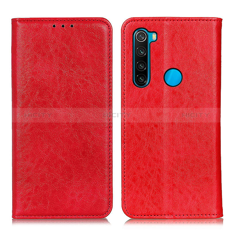 Custodia Portafoglio In Pelle Cover con Supporto K01Z per Xiaomi Redmi Note 8 (2021)