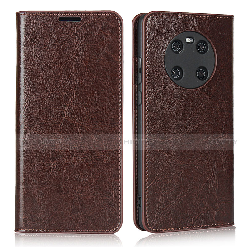 Custodia Portafoglio In Pelle Cover con Supporto K02 per Huawei Mate 40E 4G Marrone