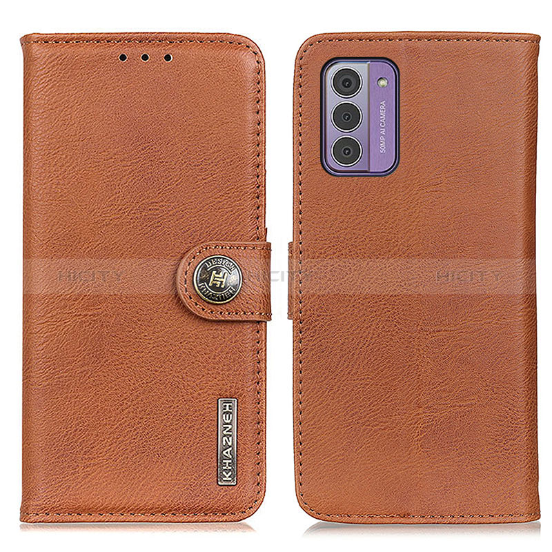 Custodia Portafoglio In Pelle Cover con Supporto K02Z per Nokia G310 5G Marrone