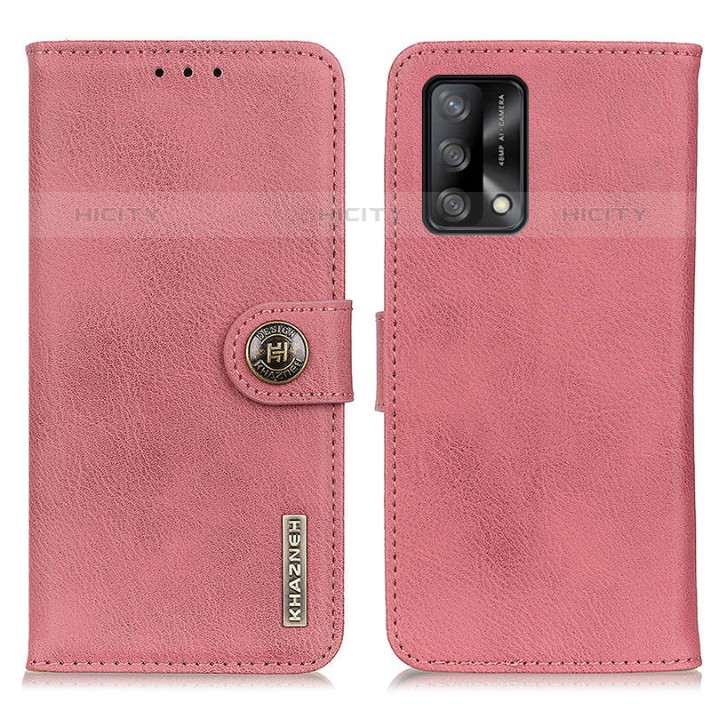 Custodia Portafoglio In Pelle Cover con Supporto K02Z per Oppo A74 4G Rosa