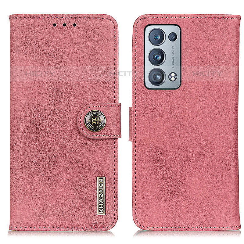 Custodia Portafoglio In Pelle Cover con Supporto K02Z per Oppo Reno6 Pro 5G