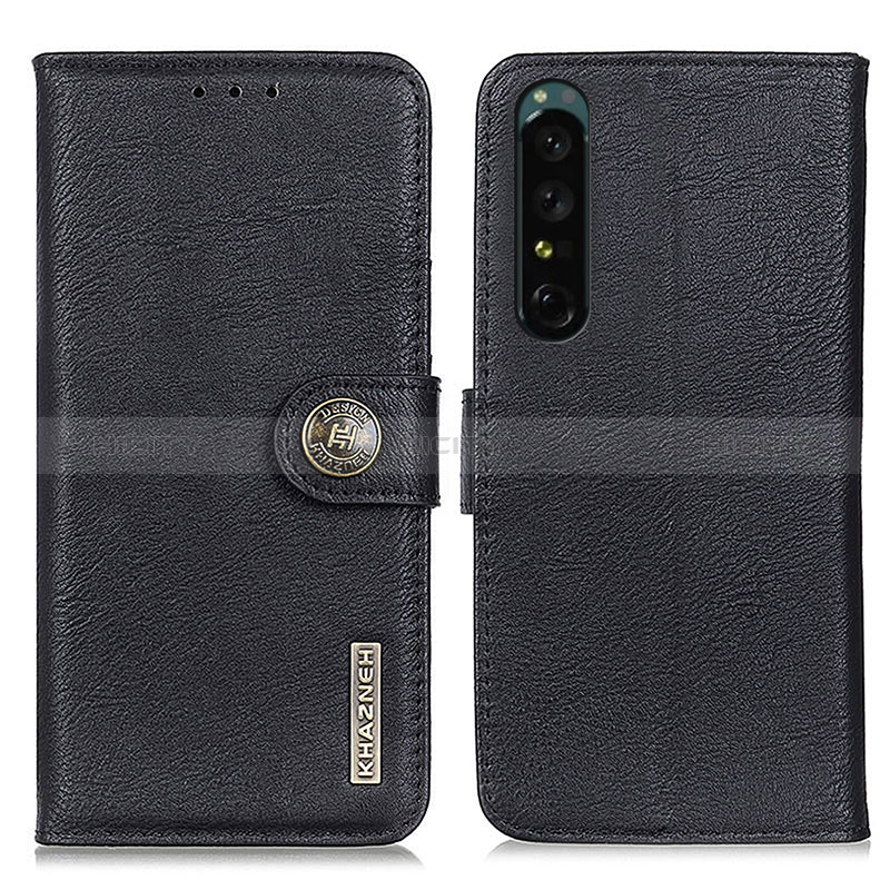 Custodia Portafoglio In Pelle Cover con Supporto K02Z per Sony Xperia 1 IV