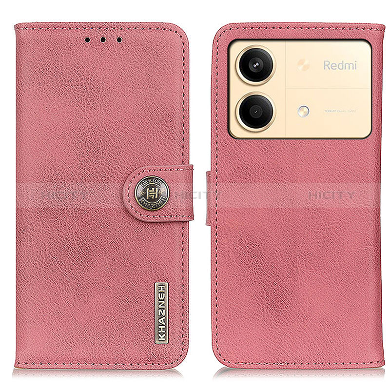 Custodia Portafoglio In Pelle Cover con Supporto K02Z per Xiaomi Redmi Note 13R Pro 5G