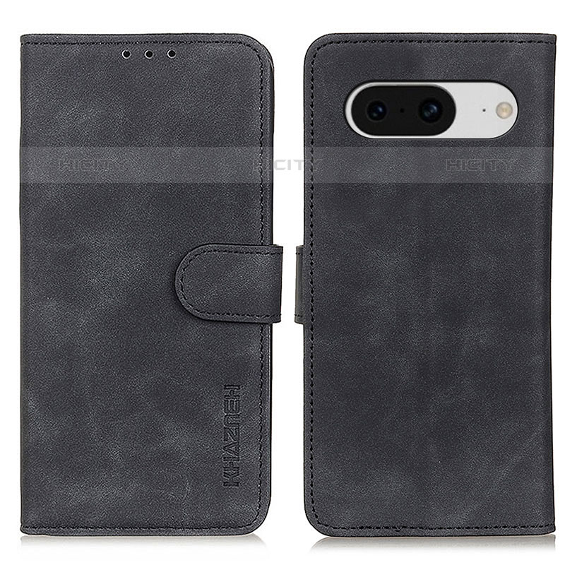 Custodia Portafoglio In Pelle Cover con Supporto K03Z per Google Pixel 8 5G Nero